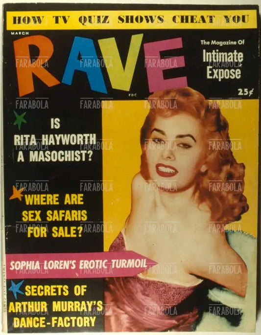 Sophia Loren, Copertina di Rave, anni 60