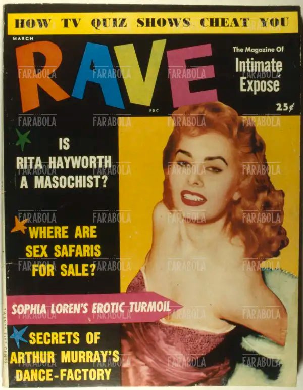 Sophia Loren, Copertina di Rave, anni 60