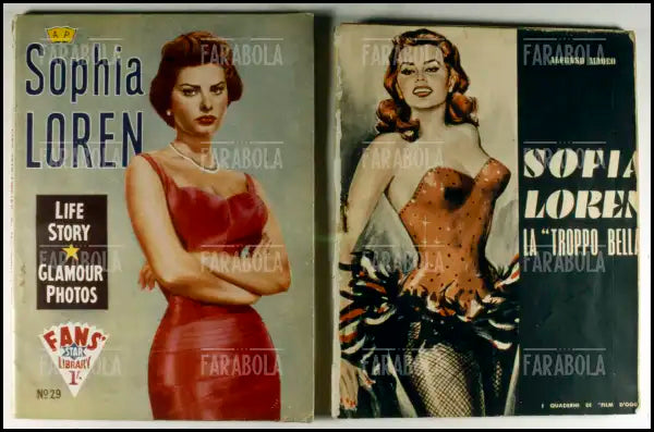 Sophia Loren, Copertine di due riviste con la sua biografia, anni 60