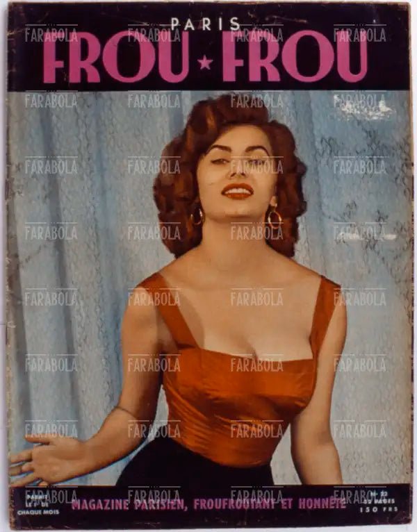 Sophia Loren, Copertina di Paris Frou Frou, anni 60