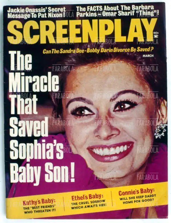 Sophia Loren, Copertina di Screenplay, anni 60