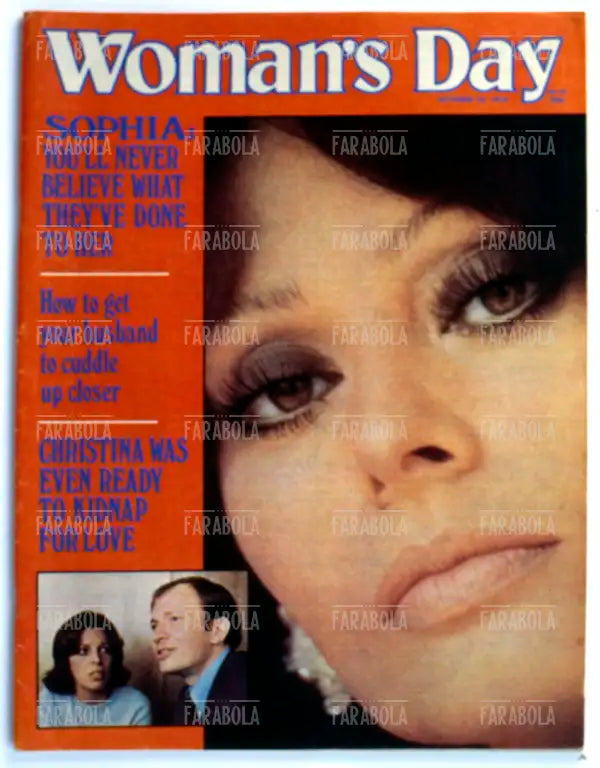 Sophia Loren, Copertina di Woman's Day, anni 60