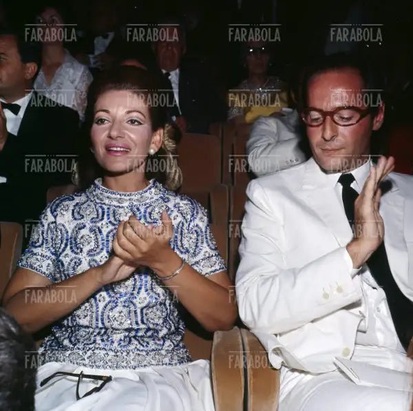 Maria Callas e Franco Rossellini, anni 60