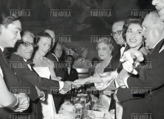 Aristotele Onassis e Maria Callas, Capodanno all'HÙtel de Paris, Montecarlo, 1961