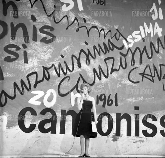 Lilli Lembo, finale di Canzonissima, Vicenza, 1961
