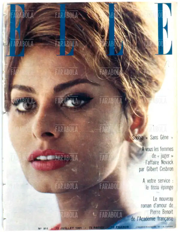 Sophia Loren, Copertina di Elle, 1961