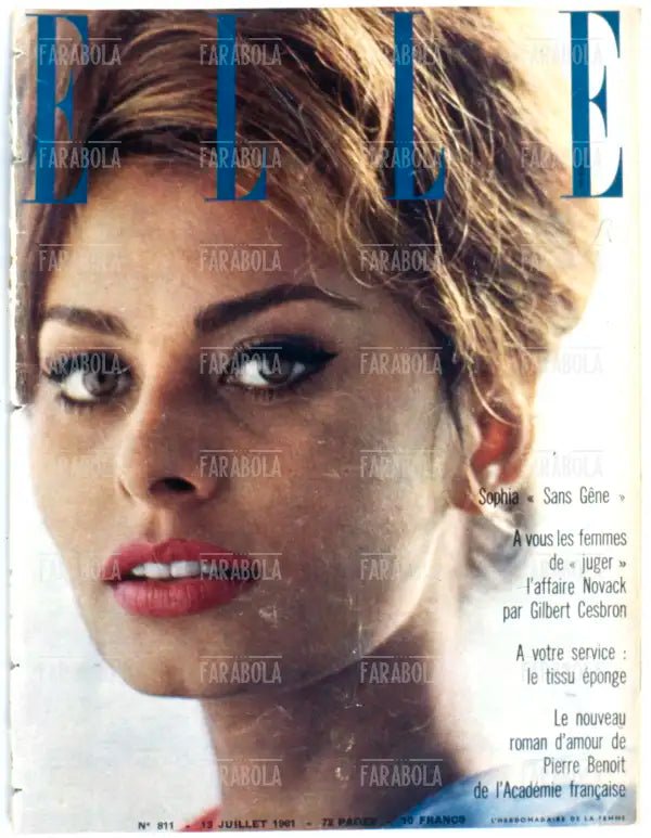 Sophia Loren, Copertina di Elle, 1961
