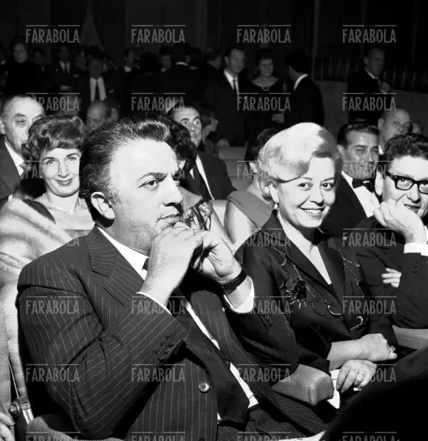Federico Fellini e Giulietta Masina, Roma, 1961