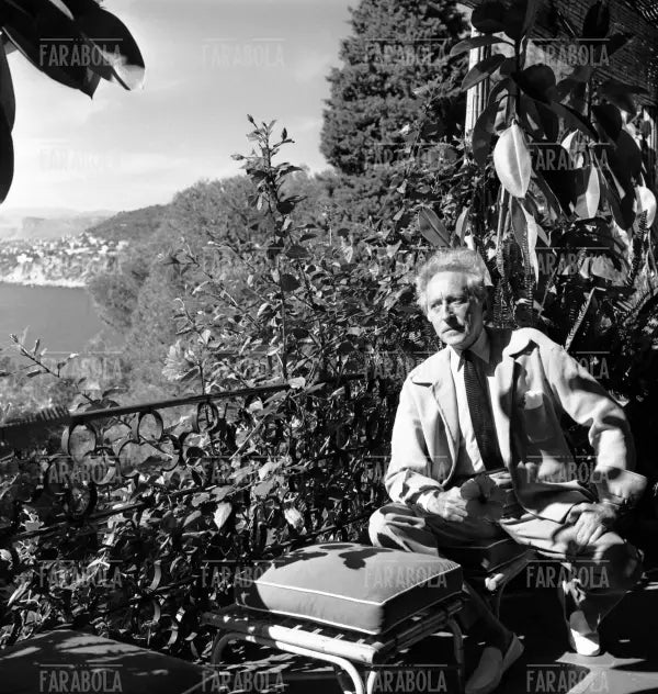 Jean Cocteau nella sua villa, Saint-Jean-Cap-Ferrat, 1961