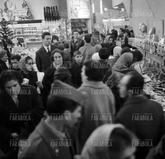 La Rinascente a Natale, Milano, 1961