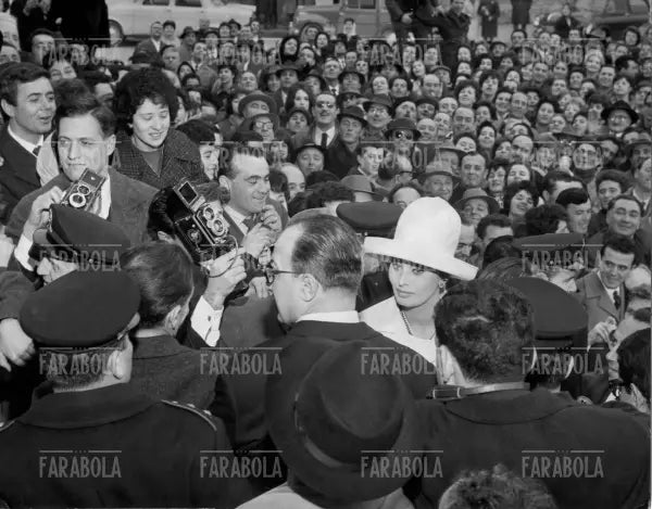 Sophia Loren, Matrimonio di Maria Scicolone e Romano Mussolini, Predappio, 1962