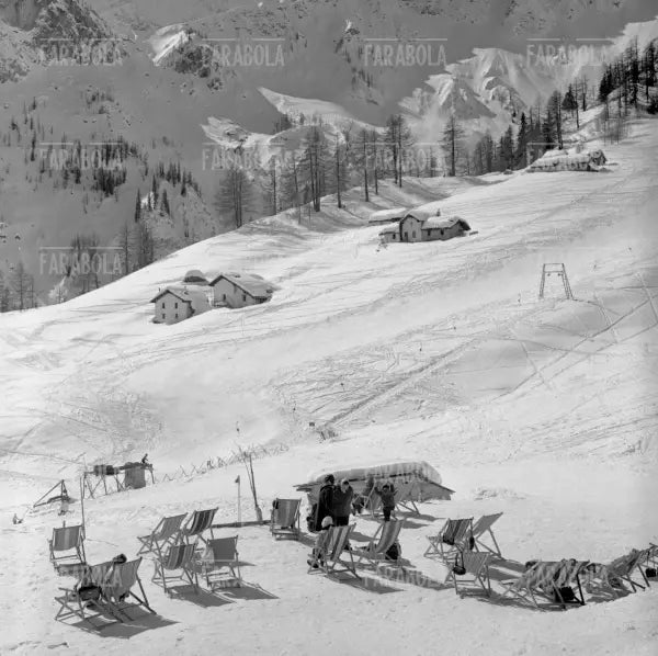 Pista da sci, Courmayeur, 1962