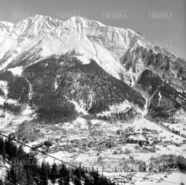 Veduta di Courmayeur, 1962