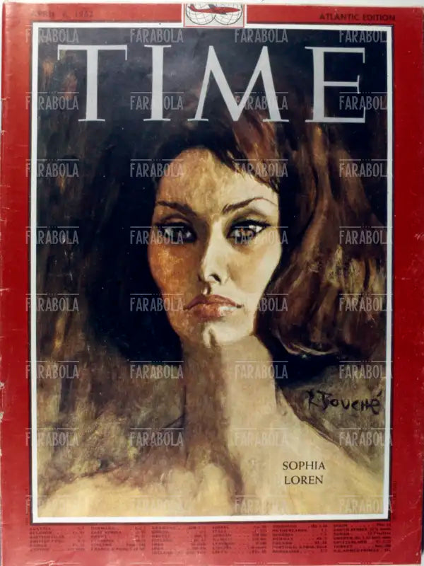 Sophia Loren, Copertina di Time, 1962