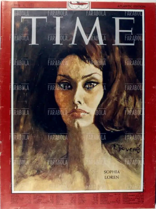 Sophia Loren, Copertina di Time, 1962
