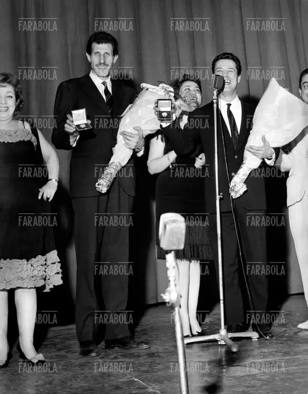 Franco Franchi e Ciccio Ingrassia, Premio Maschere d'oro, Teatro Smeraldo, Milano, 1962