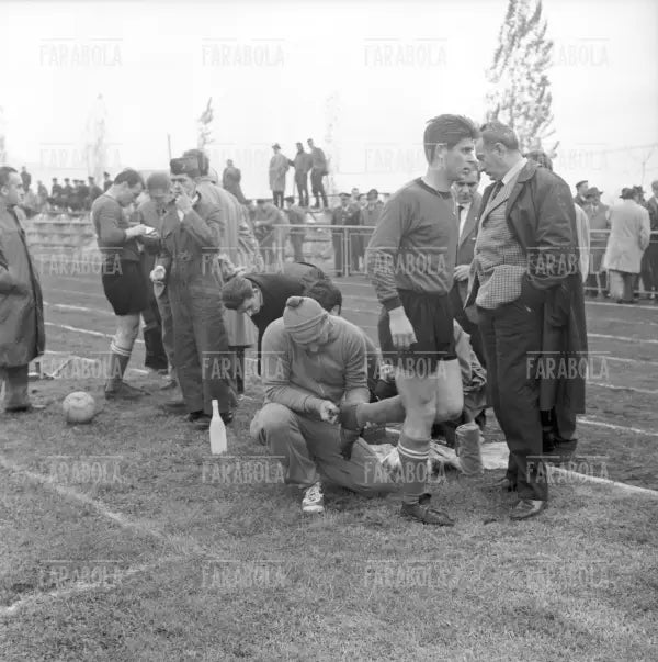 Gianni Rivera in allenamento, Mondiali di calcio del Cile, Santiago del Cile, 1962