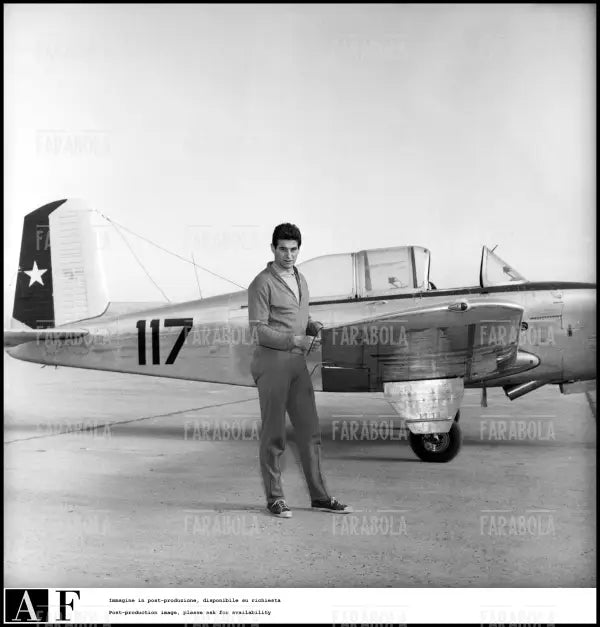 Lorenzo Buffon alla scuola aeronautica cilena, Mondiali di calcio in Cile, 1962