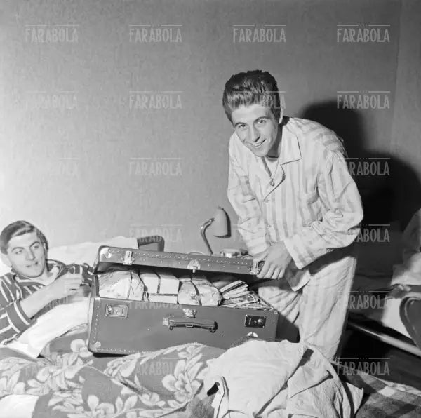 Gianni Rivera prepara le valigie, Mondiali di calcio del Cile, Santiago del Cile, 1962