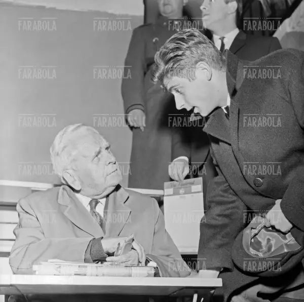Vittorio Pozzo e Gianni Rivera, Mondiali di calcio del Cile, Santiago del Cile, 1962