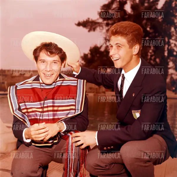 Omar Sivori e Gianni Rivera, Mondiali di calcio del Cile, Santiago del Cile, 1962