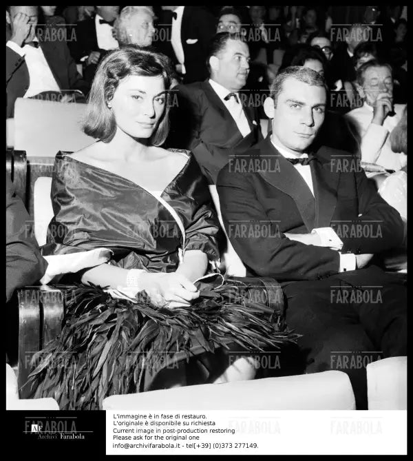 Lydia Alfonsi e Gian Maria Volontè, Festival di Venezia, 1962