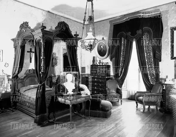 Salotto di Giuseppina Strepponi, Villa Verdi, Sant'Agata di Busseto, 1962