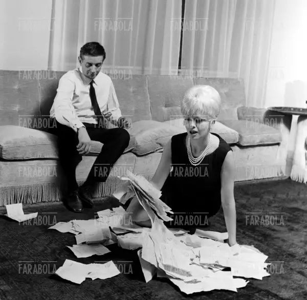 Dario Fo e la moglie Franca Rame, 1962