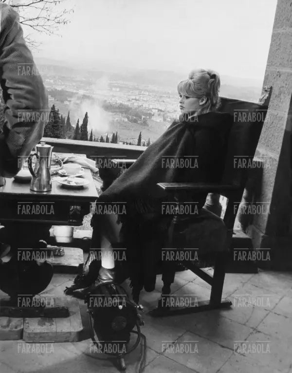 Brigitte Bardot sul set, Film Il riposo del guerriero, 1962