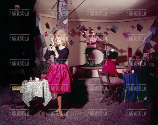 Franca Rame in uno sketch di Canzonissima, 1962
