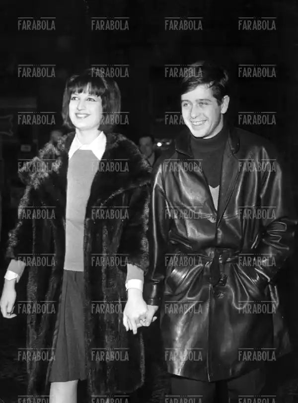 Mina e Corrado Pani, Milano, 1963