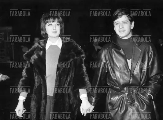 Mina e Corrado Pani, Milano, 1963