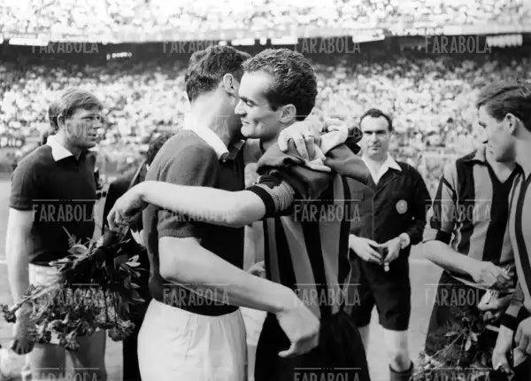 Enzo Bearzot e Sandro Mazzola, Inter vs Torino, 1963