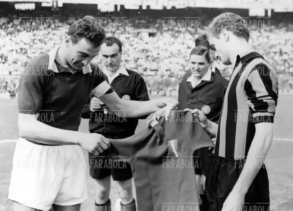 Enzo Bearzot e Sandro Mazzola, Inter vs Torino, 1963
