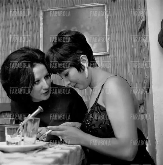Mina e Marisa Del Frate, compagnia Del Frate-Pisu, Milano, 1963