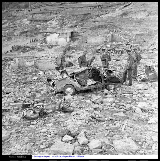 Disastro del Vajont, soccorritori, 1963