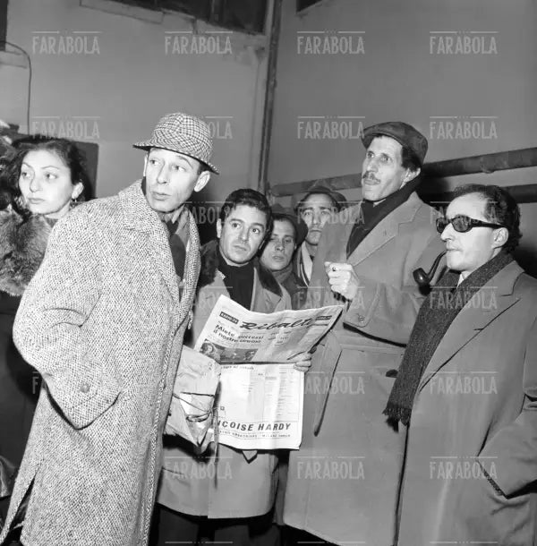Ciccio Ingrassia e Giustino Durano, Commedia musicale Tommaso d'Amalfi, Teatro Lirico, Milano, 1963