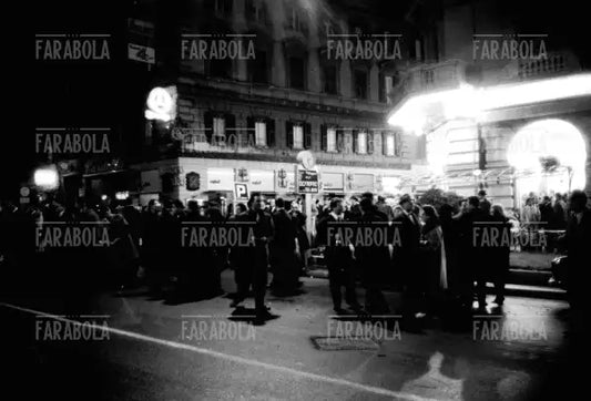 Via Veneto di notte, Roma, 1963