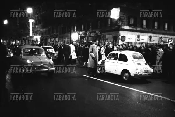 Via Veneto di notte, Roma, 1963