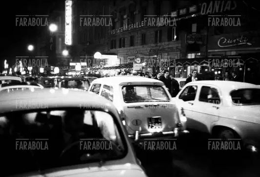 Via Veneto di notte, Roma, 1963