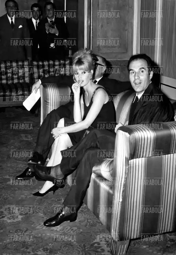 Brigitte Bardot, Conferenza stampa per il film Il disprezzo, Roma, 1963