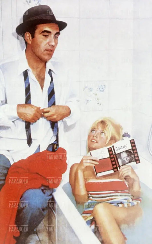 Brigitte Bardot e Michel Piccoli, Film Il disprezzo, 1963