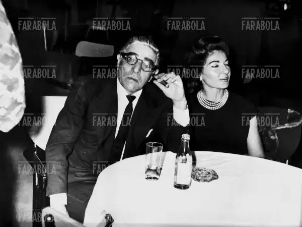 Aristotele Onassis e Maria Callas, Atene, 1964