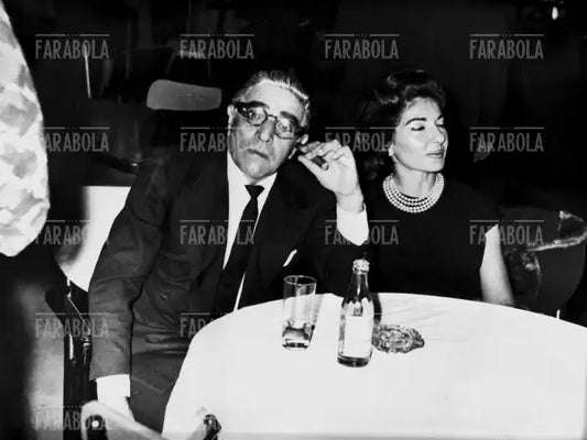 Aristotele Onassis e Maria Callas, Atene, 1964