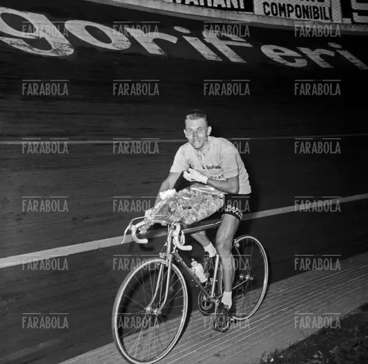 Jacques Anquetil vincitore del Giro d'Italia, Velodromo Vigorelli, Milano, 1964