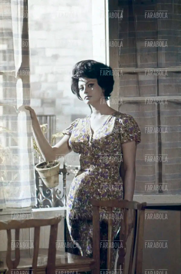 Sophia Loren sul set, Film Matrimonio all'italiana, 1964