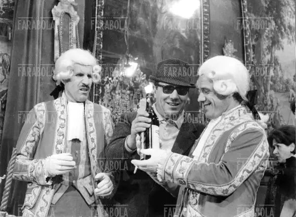 Franco Franchi, Ciccio Ingrassia e Sergio Corbucci, Film I figli del leopardo, Roma, 1965