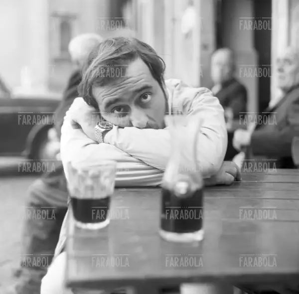 Lucio Dalla a Trastevere, Roma, 1965