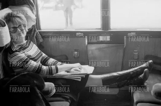 Mina sul treno, Milano, 1966