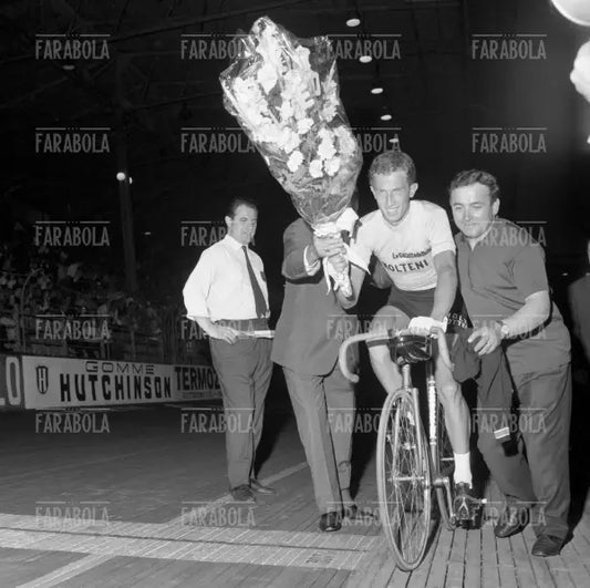 Gianni Motta vincitore del Giro d'Italia, Velodromo Vigorelli, Milano, 1966
